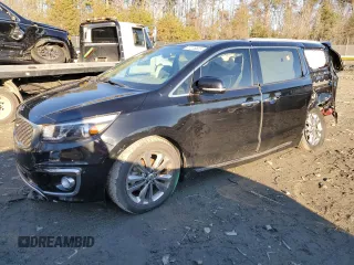 2018 Kia Sedona SX-L with VIN KNDME5C17J6363785, listed as a Copart auction lot 56021934 with 23,698 mi miles and Non Repairable. Bid and sale history available at carsss.com. Image 1.