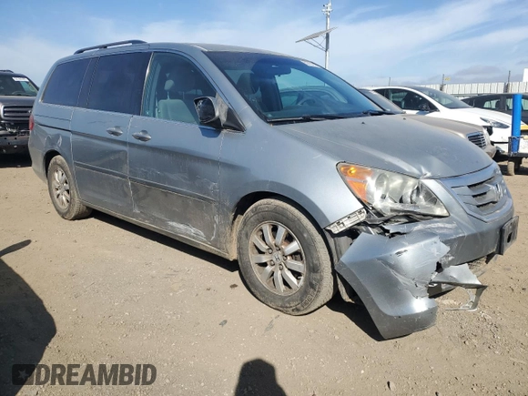 2010 Honda Odyssey EX with VIN 5FNRL3H47AB078639, listed as a Copart auction lot 52721055 with 192,341 mi miles and Salvage Title. Bid and sale history available at carsss.com. Image 4.