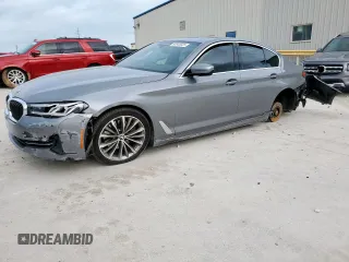 2023 BMW 5 Series 540i with VIN WBA53BJ00PWY01880, listed as a Copart auction lot 54845825 with 19,142 mi miles and Salvage title. Bid and sale history available at DreamBid. Image 1.