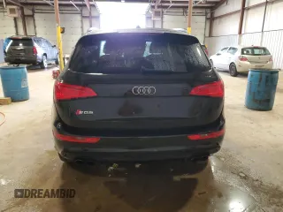 2017 Audi SQ5 Premium Plus with VIN WA1CCAFP7HA100322, listed as a Copart auction lot 45464645 with 65,793 mi miles and Salvage Title. Bid and sale history available at carsss.com. Image 6.