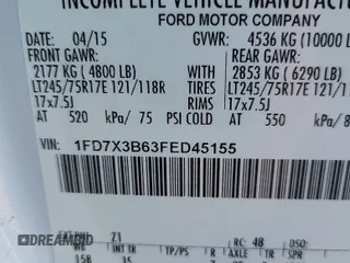 2015 Ford F-350 с VIN 1FD7X3B63FED45155, выставлен на аукционе IAAI как лот 42774167 с пробегом 96 123 миль миль и . История ставок и продаж доступна на DreamBid. Изображение 20.