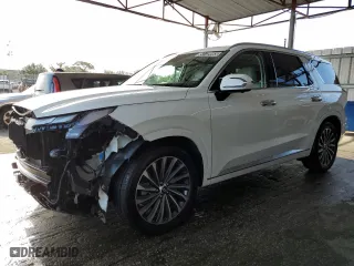 2025 Hyundai Palisade Calligraphy with VIN KM8R74GE3SU851342, listed as a Copart auction lot 54139965 with 11,717 mi miles and Clean Title. Bid and sale history available at carsss.com. Image 1.