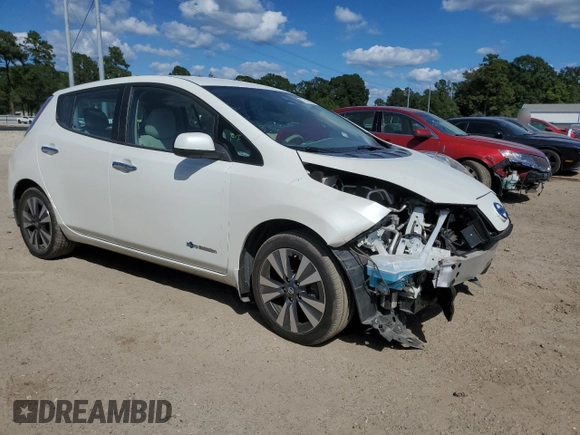 2016 Nissan LEAF S with VIN 1N4BZ0CP8GC309303, listed as a Copart auction lot 71100714 with 35,129 mi miles and Salvage Title. Bid and sale history available at carsss.com. Image 4.