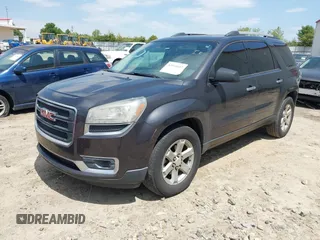 2014 GMC Acadia SLE with VIN 1GKKRPKD3EJ105743, listed as a IAAI auction lot 42014437 with 257,460 mi miles. Bid and sale history available at carsss.com. Image 2.