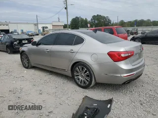 2015 Kia Cadenza Premium with VIN KNALN4D76F5185046, listed as a Copart auction lot 76147324 with 115,402 mi miles and Salvage Title. Bid and sale history available at carsss.com. Image 2.