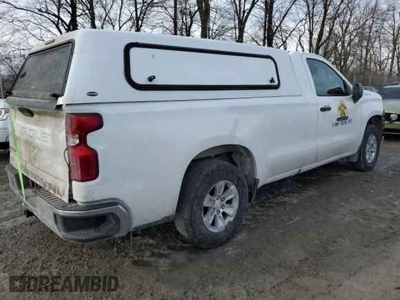 2020 Chevrolet Silverado 1500 Work Truck with VIN 3GCNWAEF7LG281916, listed as a Copart auction lot 44755725 with 128,304 mi miles and Salvage Title. Bid and sale history available at DreamBid. Image 3.