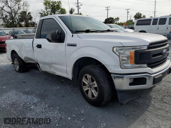 2018 Ford F-150 XL with VIN 1FTMF1CB6JKC01863, listed as a Copart auction lot 59709565 with 229,282 mi miles and Clean title. Bid and sale history available at DreamBid. Image 4.
