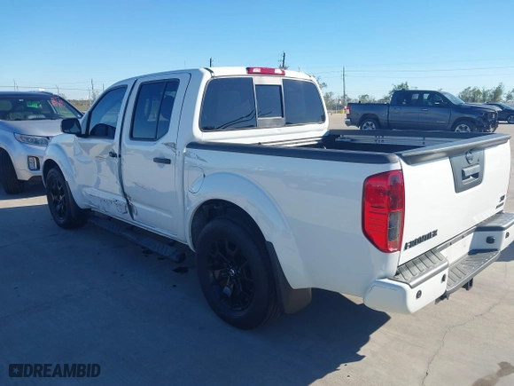 2020 Nissan Frontier SV with VIN 1N6ED0EA8LN715866, listed as a IAAI auction lot 40888922 with 34,374 mi miles. Bid and sale history available at carsss.com. Image 3.
