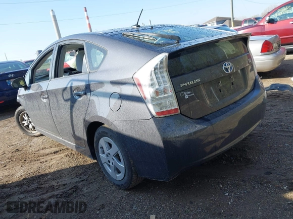2011 Toyota Prius I with VIN JTDKN3DU4B1377629, listed as a IAAI auction lot 41994624 with 120,950 mi miles and . Bid and sale history available at DreamBid. Image 3.