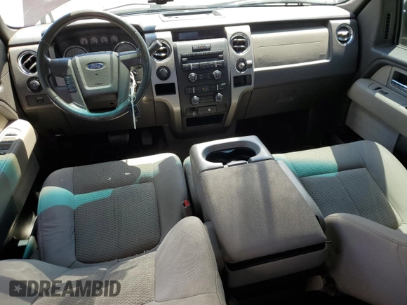 2010 Ford F-150 XL with VIN 1FTFX1EV2AKE13883, listed as a Copart auction lot 57222805 with 125,388 mi miles and Salvage title. Bid and sale history available at DreamBid. Image 8.