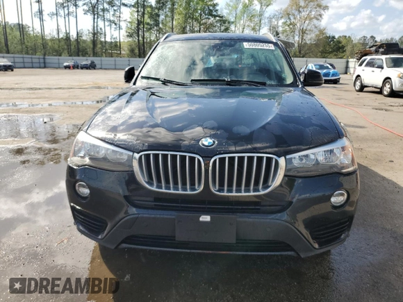 2017 BMW X3 xDrive28i with VIN 5UXWX9C33H0W76713, listed as a Copart auction lot 50805255 with 71,204 mi miles and Salvage Title. Bid and sale history available at DreamBid. Image 5.