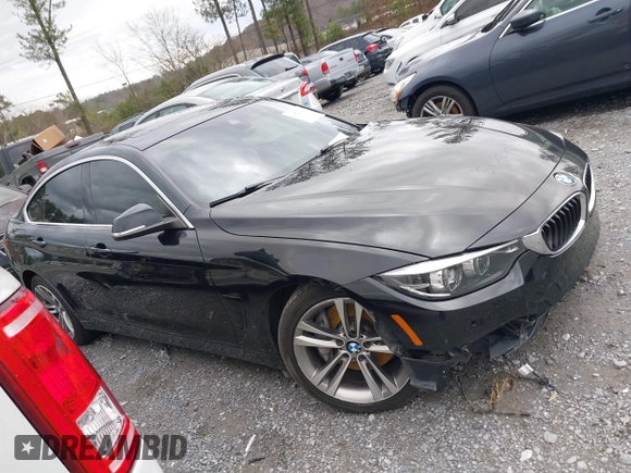 2019 BMW 4 Series 440i with VIN WBA4J5C53KBM65265, listed as a IAAI auction lot 41720126 with 73,365 mi miles and . Bid and sale history available at DreamBid. Image 12.