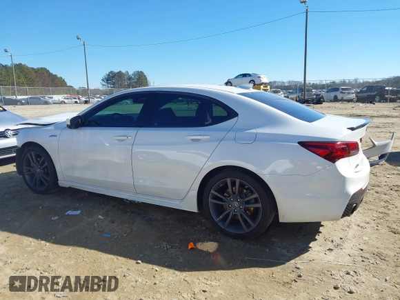 2018 Acura TLX w/A-SPEC Pkg with VIN 19UUB2F63JA007945, listed as a IAAI auction lot 41320172 with 160,616 mi miles. Bid and sale history available at carsss.com. Image 15.