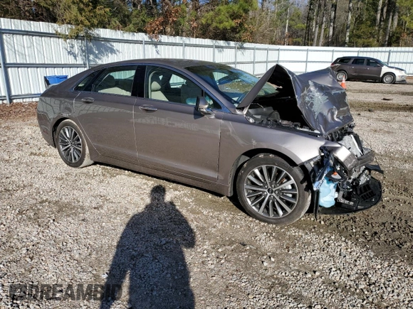2018 Lincoln MKZ Hybrid Select with VIN 3LN6L5LU8JR608987, listed as a Copart auction lot 37431353 with Not provided miles and Salvage title. Bid and sale history available at DreamBid. Image 4.