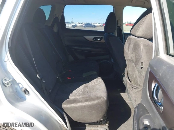 2015 Nissan Rogue SV with VIN KNMAT2MT9FP555766, listed as a IAAI auction lot 41756086 with 169,570 mi miles. Bid and sale history available at carsss.com. Image 8.
