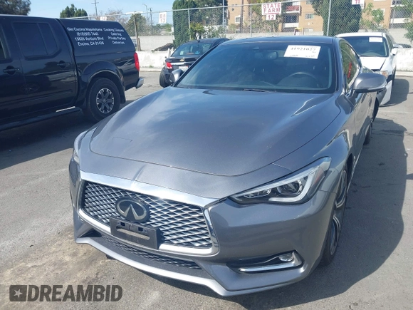 2019 Infiniti Q60 Luxe with VIN JN1EV7EK4KM230715, listed as a IAAI auction lot 41921027 with 47,944 mi miles and . Bid and sale history available at DreamBid. Image 2.