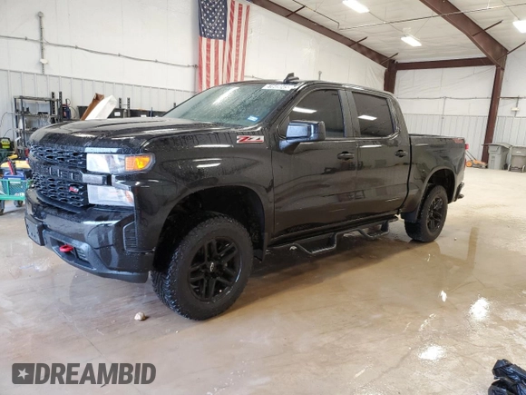 2020 Chevrolet Silverado 1500 Custom Trail Boss with VIN 3GCPYCEF1LG181616, listed as a Copart auction lot 51649045 with 146,102 mi miles and Clean Title. Bid and sale history available at DreamBid. Image 1.