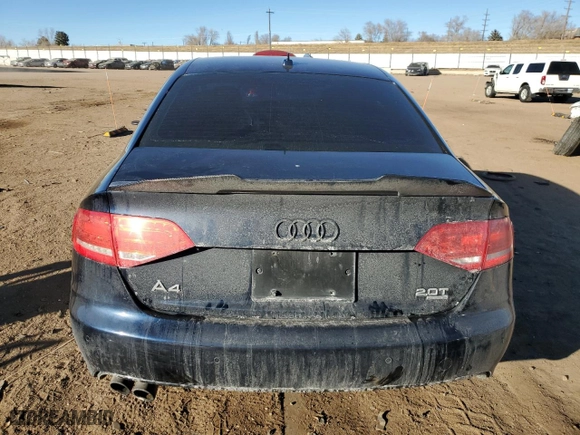 2011 Audi A4 2.0T Premium Plus with VIN WAUFFAFL0BN033843, listed as a Copart auction lot 43877895 with 62,586 mi miles and Salvage Title. Bid and sale history available at carsss.com. Image 6.