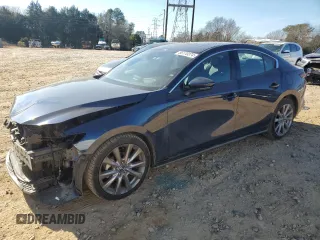 2019 Mazda 3 Premium with VIN 3MZBPAEM2KM104699, listed as a Copart auction lot 86170374 with 59,618 mi miles and Salvage Title. Bid and sale history available at DreamBid. Image 1.