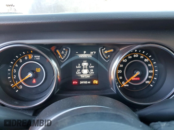 2022 Jeep Gladiator Sport S with VIN 1C6JJTAG0NL122806, listed as a Copart auction lot 50346845 with 24,182 mi miles and Clean title. Bid and sale history available at DreamBid. Image 9.