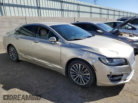 2017 Lincoln MKZ Select with VIN 3LN6L5C98HR662795, listed as a Copart auction lot 47888205 with 80,493 mi miles and Salvage Title. Bid and sale history available at carsss.com. Image 4.
