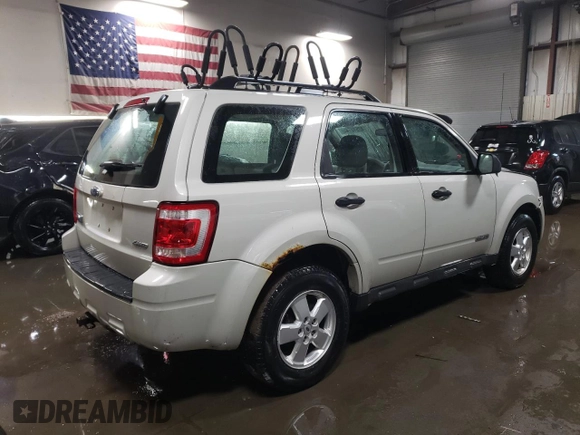 2008 Ford Escape XLS с VIN 1FMCU92Z78KB00951, выставлен на аукционе Copart как лот 42512745 с пробегом 148 569 миль миль и Списание • Salvage title. История ставок и продаж доступна на DreamBid. Изображение 3.