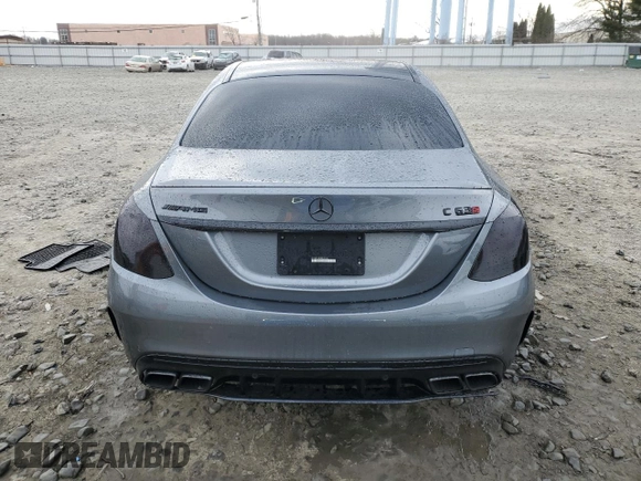 2021 Mercedes-Benz C with VIN W1KWF8HB3MR620202, listed as a Copart auction lot 46827165 with Not Provided miles and Salvage Title. Bid and sale history available at DreamBid. Image 6.