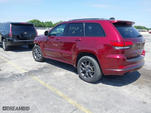 2019 Jeep Grand Cherokee Limited with VIN 1C4RJFBG7KC828467, listed as a IAAI auction lot 41822561 with 37,916 mi miles. Bid and sale history available at carsss.com. Image 3.