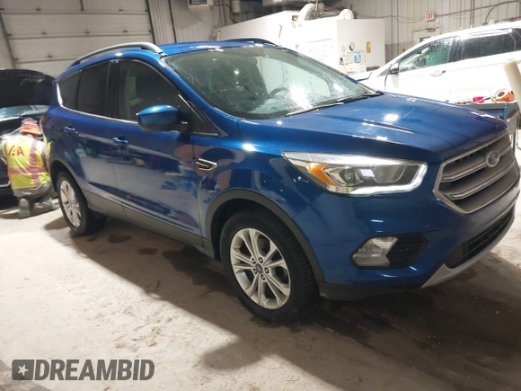 2017 Ford Escape SE with VIN 1FMCU0GD7HUB99218, listed as a IAAI auction lot 41941432 with 92,090 mi miles and . Bid and sale history available at DreamBid. Image 1.