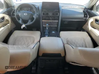 2021 Nissan Armada Platinum with VIN JN8AY2DA5M9374038, listed as a Copart auction lot 59656864 with 52,340 mi miles and Clean Title. Bid and sale history available at carsss.com. Image 8.