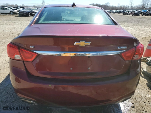 2017 Chevrolet Impala Premier with VIN 2G1145S30H9132831, listed as a Copart auction lot 46284115 with 141,164 mi miles and Salvage Title. Bid and sale history available at carsss.com. Image 6.