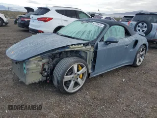 2017 Porsche 911 Turbo with VIN WP0CD2A90HS178100, listed as a Copart auction lot 42379674 with 57,223 mi miles and Salvage Title. Bid and sale history available at carsss.com. Image 1.