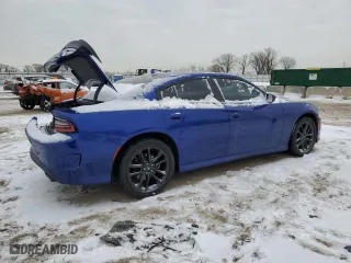 2022 Dodge Charger GT with VIN 2C3CDXMG0NH111575, listed as a Copart auction lot 89256725 with 35,533 mi miles and Salvage Title. Bid and sale history available at carsss.com. Image 3.