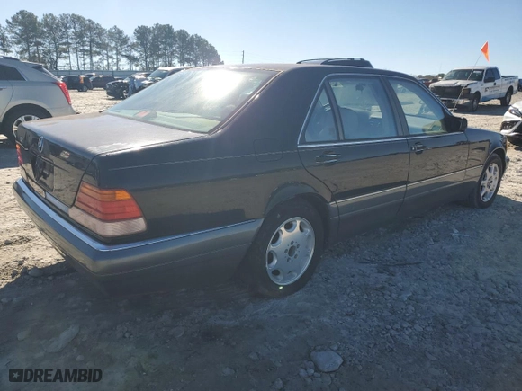 1995 Mercedes-Benz S Class with VIN WDBGA33E0SA204247, listed as a Copart auction lot 89249285 with NaN miles and Salvage Title. Bid and sale history available at carsss.com. Image 3.