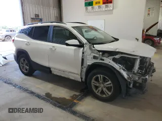 2024 GMC Terrain SLE with VIN 3GKALMEG3RL261149, listed as a Copart auction lot 62679305 with 54,408 mi miles and Salvage title. Bid and sale history available at DreamBid. Image 4.