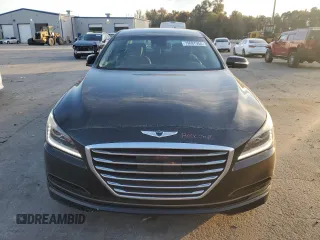 2017 Genesis G80 3.8L with VIN KMHGN4JE5HU180447, listed as a Copart auction lot 79687954 with 70,495 mi miles and Salvage Title. Bid and sale history available at DreamBid. Image 5.