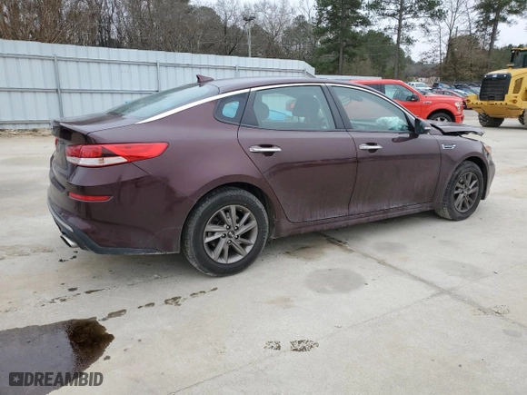 2020 Kia Optima LX with VIN 5XXGT4L36LG425583, listed as a Copart auction lot 42693955 with 102,642 mi miles and Salvage Title. Bid and sale history available at carsss.com. Image 3.