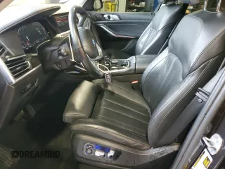 2021 BMW X7 xDrive40i with VIN 5UXCW2C0XM9H51936, listed as a Copart auction lot 45892475 with 49,554 mi miles and Salvage Title. Bid and sale history available at carsss.com. Image 7.