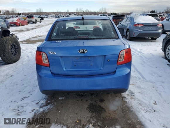 2011 Kia Rio with VIN KNADH4B37B6917894, listed as a Copart auction lot 88465075 with 229,688 mi miles and Clean Title. Bid and sale history available at DreamBid. Image 6.