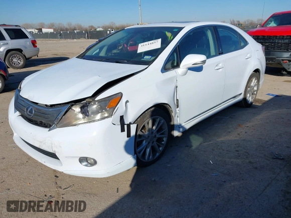 2010 Lexus HS 250h with VIN JTHBB1BA6A2027092, listed as a IAAI auction lot 41144857 with 152,573 mi miles and . Bid and sale history available at DreamBid. Image 17.