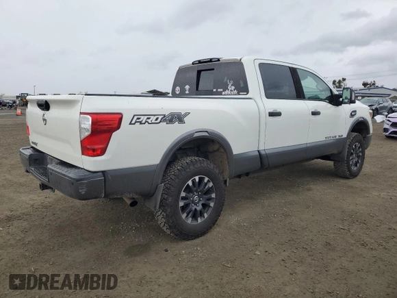 2018 Nissan Titan XD SV with VIN 1N6AA1F44JN525176, listed as a Copart auction lot 48358385 with 115,535 mi miles and Salvage Title. Bid and sale history available at carsss.com. Image 3.
