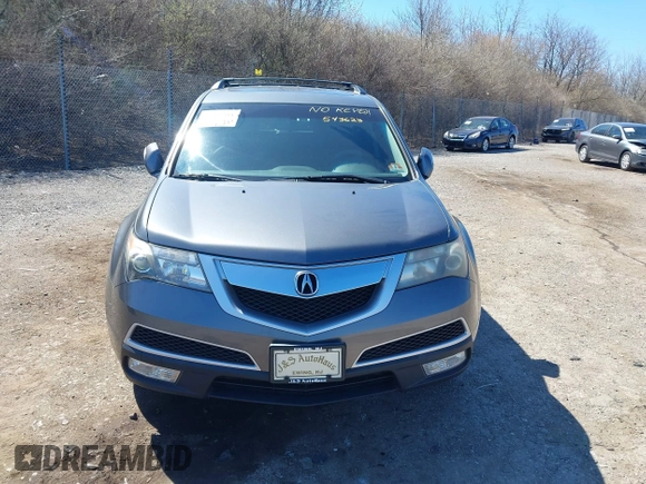 2011 Acura MDX with VIN 2HNYD2H27BH543623, listed as a IAAI auction lot 41833381 with Not Provided miles and . Bid and sale history available at carsss.com. Image 11.