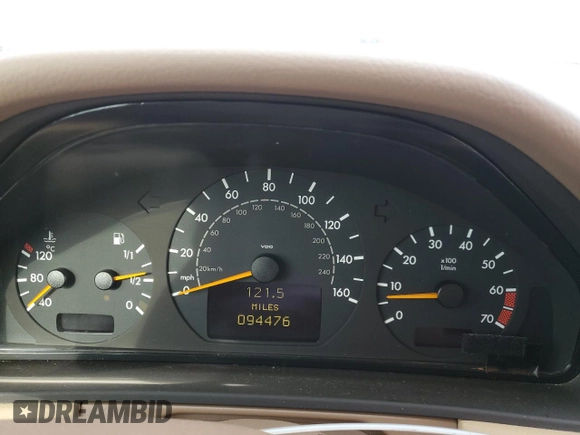 2001 Mercedes-Benz E-Class with VIN WDBJF70JX1B220786, listed as a Copart auction lot 71808344 with 94,476 mi miles and Salvage Title. Bid and sale history available at carsss.com. Image 9.
