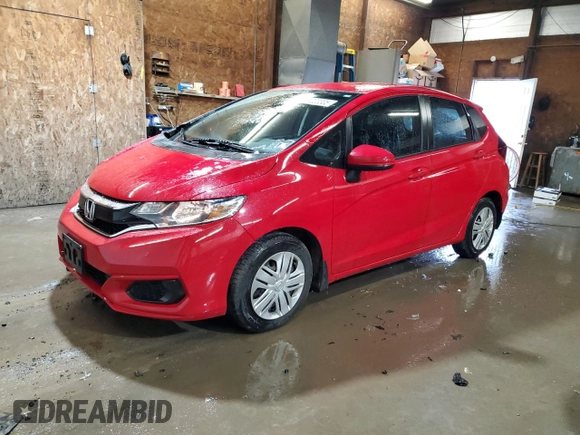 2019 Honda Fit LX with VIN 3HGGK5H46KM753207, listed as a Copart auction lot 61020305 with 25,283 mi miles and Salvage title. Bid and sale history available at DreamBid. Image 1.