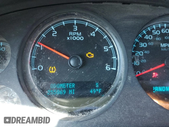 2009 GMC Yukon Denali z VIN 1GKFK03279R279042, wystawiony jako Copart lot #47779045 z przebiegiem 255 869 mil mil oraz Szkody całkowita. Historia ofert i sprzedaży dostępna na DreamBid. Obrazek 9.