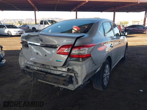 2014 Nissan Sentra SV with VIN 1N4AB7APXEN855243, listed as a IAAI auction lot 42554028 with 161,671 mi miles and . Bid and sale history available at DreamBid. Image 6.