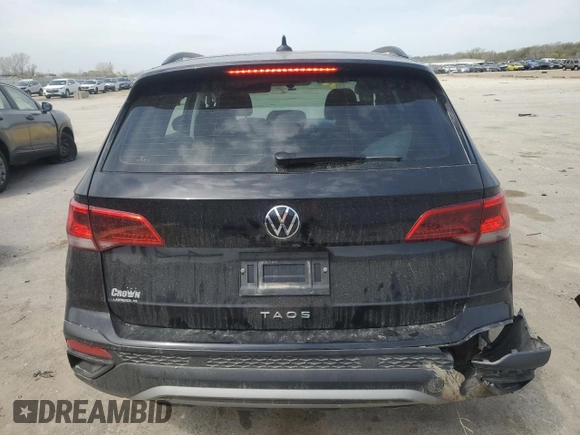 2023 Volkswagen Taos S с VIN 3VVCX7B20PM374049, выставлен на аукционе Copart как лот 52433635 с пробегом 35 724 миль миль и Списание • Salvage title. История ставок и продаж доступна на DreamBid. Изображение 6.