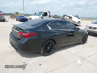 2019 Infiniti Q50 3.0t Signature Edition with VIN JN1EV7AP6KM513666, listed as a IAAI auction lot 42147392 with 99,798 mi miles. Bid and sale history available at carsss.com. Image 4.