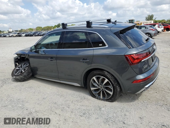 2023 Audi Q5 S line Premium Plus with VIN WA1EAAFY5P2028438, listed as a Copart auction lot 53194624 with 9,668 mi miles and Salvage Title. Bid and sale history available at carsss.com. Image 2.