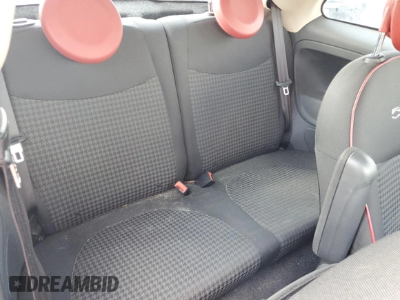 2017 FIAT 500 Pop with VIN 3C3CFFKR5HT586479, listed as a Copart auction lot 63529345 with 22,514 mi miles and Clean title. Bid and sale history available at DreamBid. Image 10.